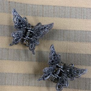 Crystal ✨Butterflies 🦋 🦋hair clips✨✨